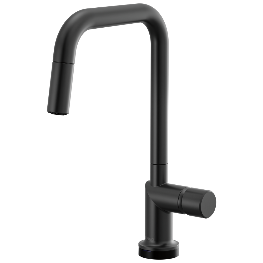 Brizo Odin: SmartTouch Pull-Down Kitchen Faucet with Square Spout - Less Handle - / HKK1