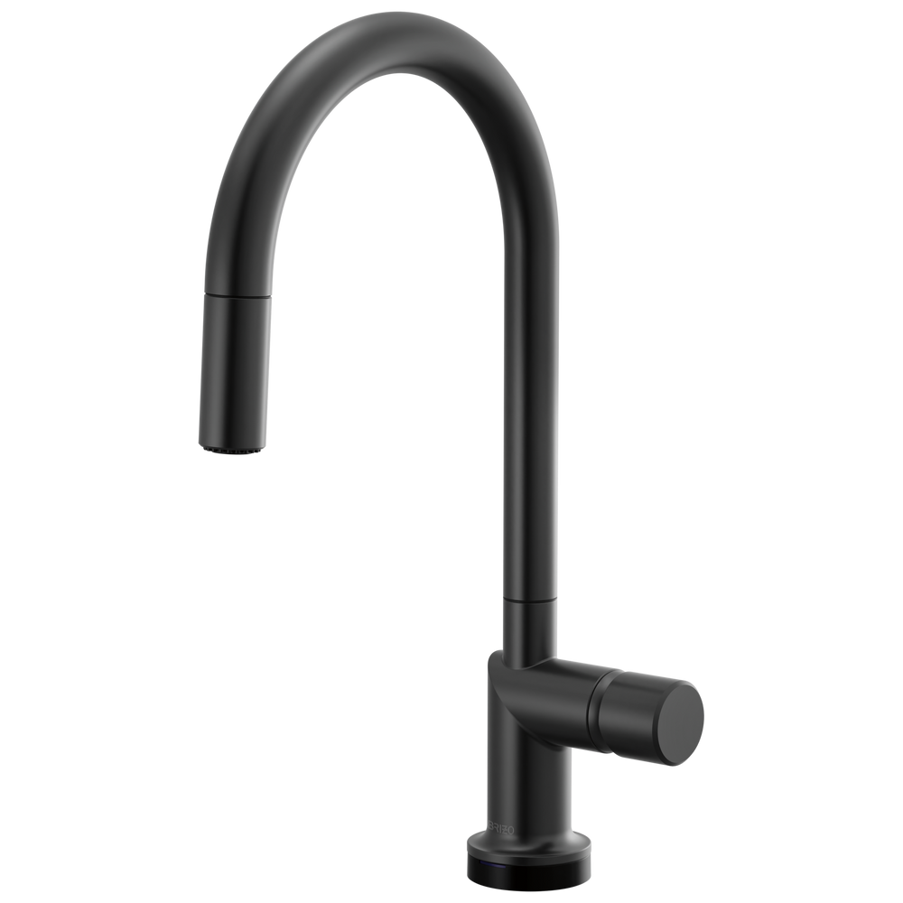 Brizo Odin: SmartTouch Pull-Down Kitchen Faucet with Arc Spout - Less Handle - / HKK175-