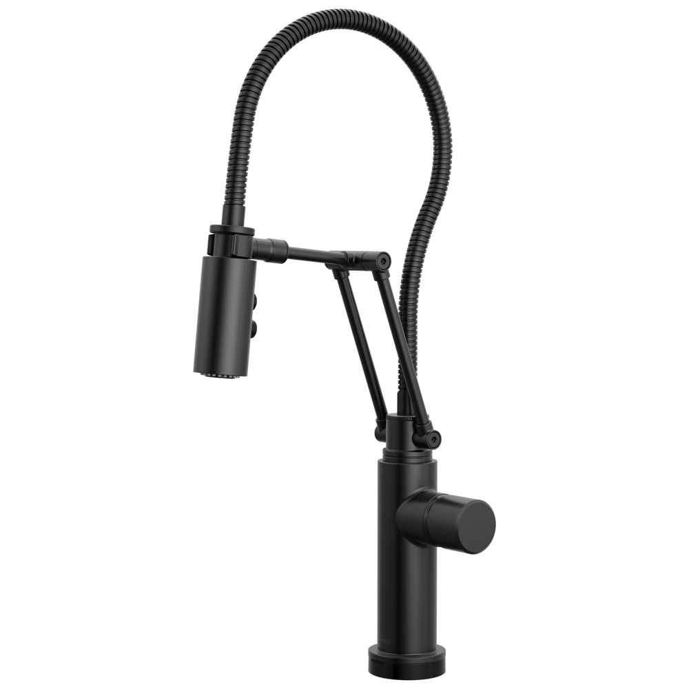 Brizo Odin: SmartTouch Articulating Kitchen Faucet with Finished Hose - Less Handle - /