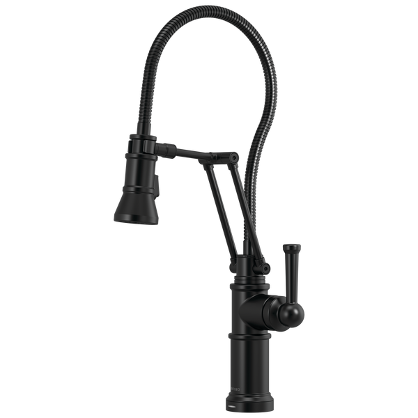 Brizo Artesso: Smarttouch Articulating Faucet With Finished Hose - / Rectangle w/ Brizo