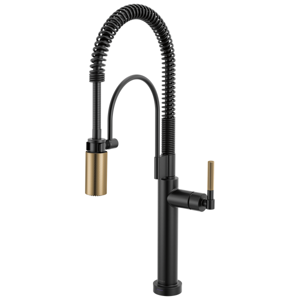 Brizo Litze: SmartTouch Semi-Professional Kitchen Faucet - Knurled Handle -