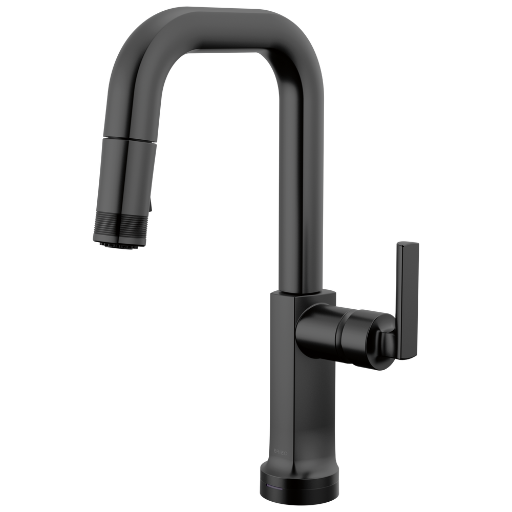 Brizo Kintsu: SmartTouch Pull-Down Prep Faucet with Square Spout - Less Handle - / HLK00