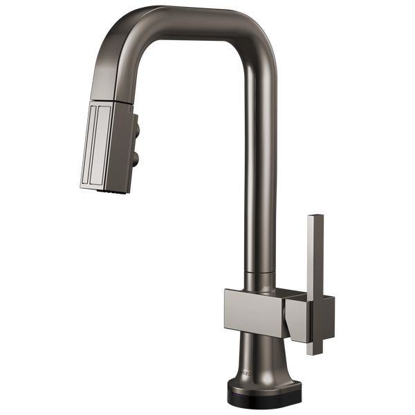 Brizo Frank Lloyd Wright: SmartTouch Pull-Down Prep Faucet with Square Spout - Less Handle - Brillia