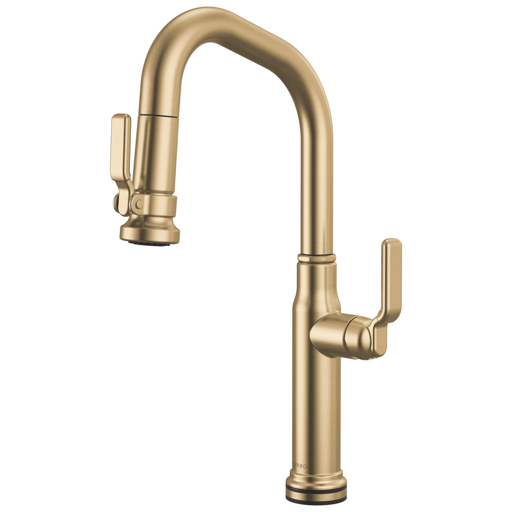 Brizo Faircroft SmartTouch Pull-Down Prep Faucet with Angled Spout - Less Handle