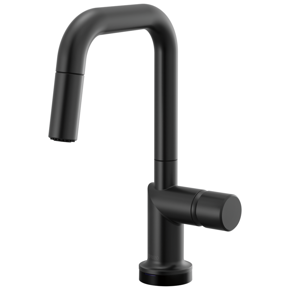 Brizo Odin: SmartTouch Pull-Down Prep Kitchen Faucet with Square Spout - Less Handle - /