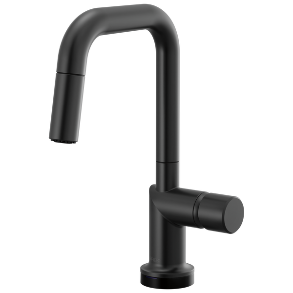 Brizo Odin: SmartTouch Pull-Down Prep Kitchen Faucet with Square Spout - Less Handle - /