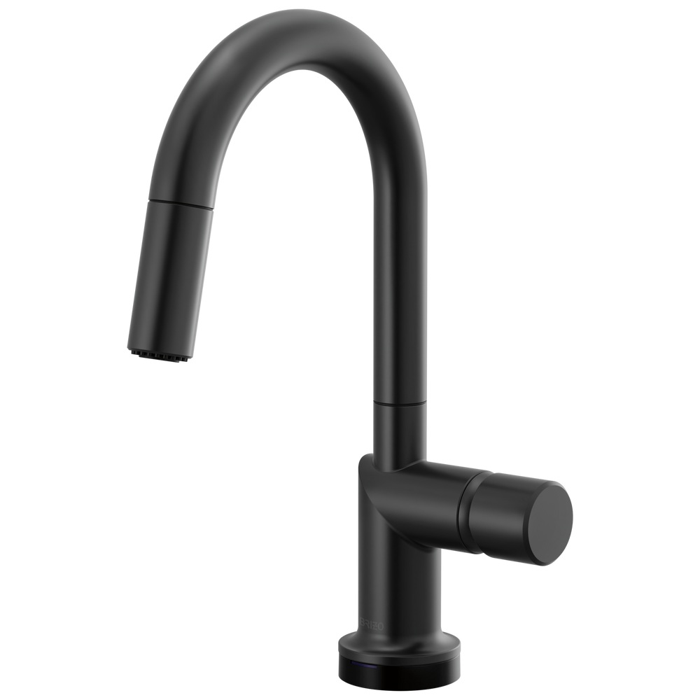 Brizo Odin: SmartTouch Pull-Down Prep Kitchen Faucet with Arc Spout - Less Handle - / HK