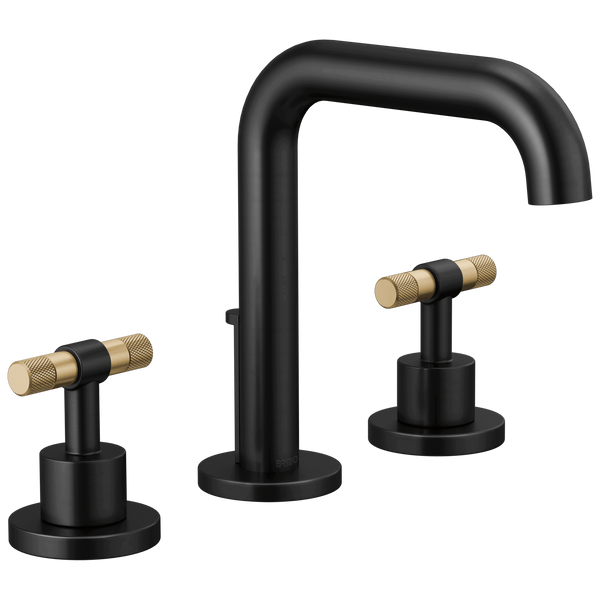Brizo Litze: Widespread Lavatory Faucet With High Spout - Less Handles - / HL5333-BLGL-N