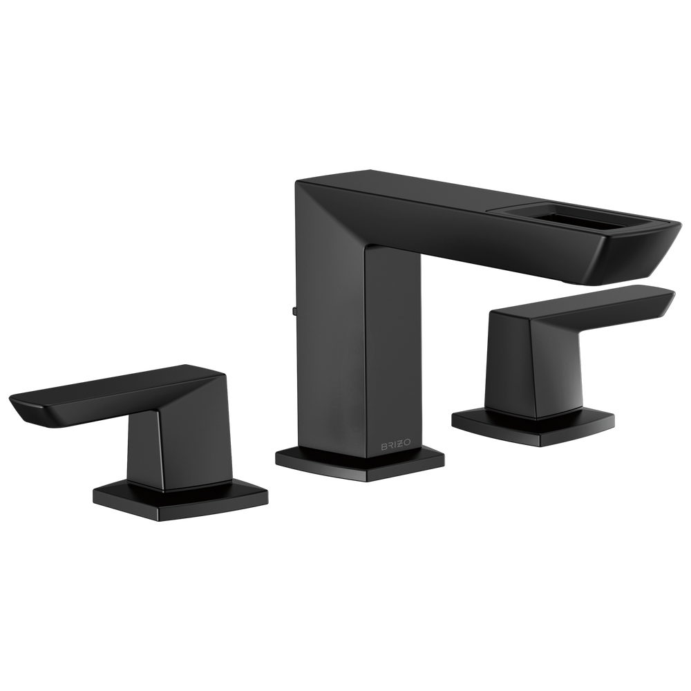 Brizo Vettis: Widespread Lavatory Faucet With Open-Flow Spout 1.2 GPM - / Rectangle w/ B