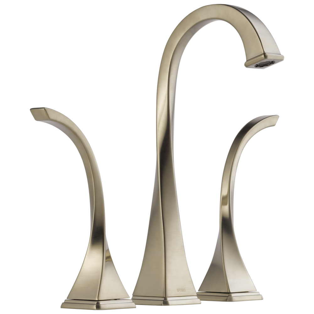 Brizo Virage: Widespread Vessel Lavatory Faucet 1.5 GPM - / Rectangle w/ Brizo Logo -