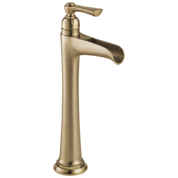 Brizo Rook: Single-Handle Vessel Lavatory Faucet with Channel Spout 1.5 GPM - / Rectangle