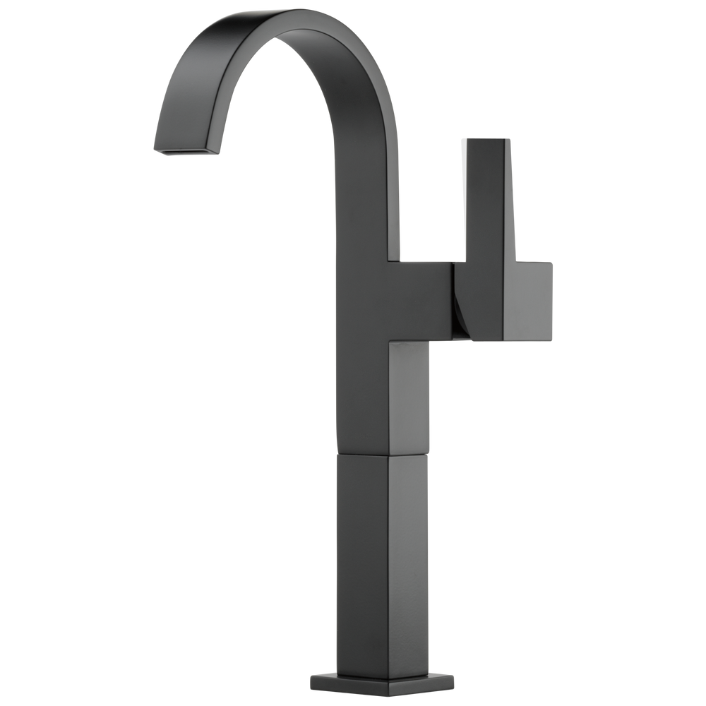 Brizo Siderna: Single-Handle Vessel Lavatory Faucet 1.5 GPM - / Rectangle w/ Brizo Logo