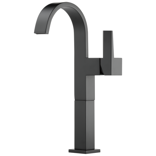 Brizo Siderna: Single-Handle Vessel Lavatory Faucet 1.5 GPM - / Rectangle w/ Brizo Logo