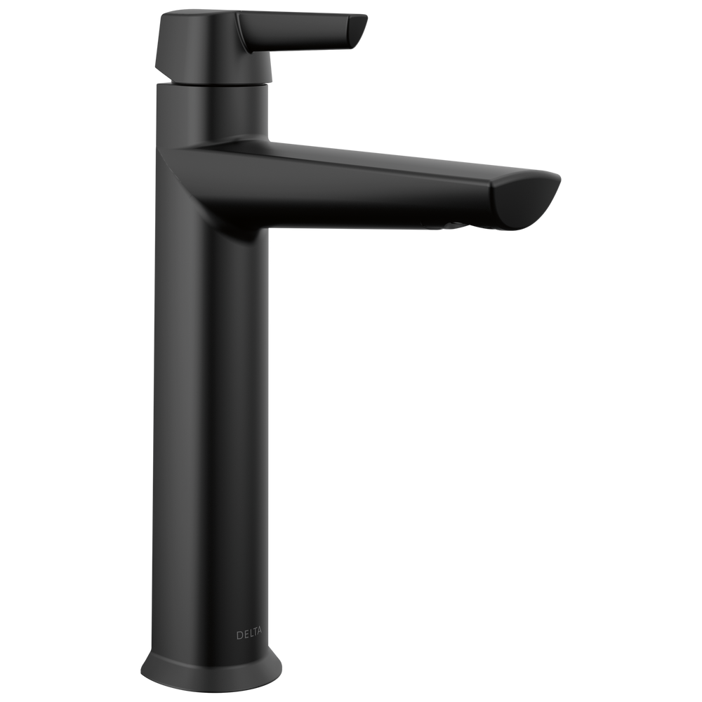 Delta Galeon: Single Handle Mid-Height Bathroom Faucet - / Curve w/o Tab - D6 / Standard