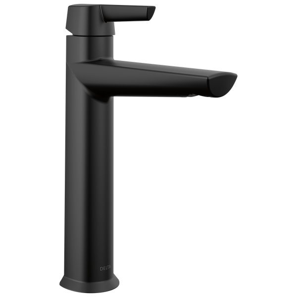 Delta Galeon: Single Handle Mid-Height Bathroom Faucet - / Curve w/o Tab - D6 / Standard