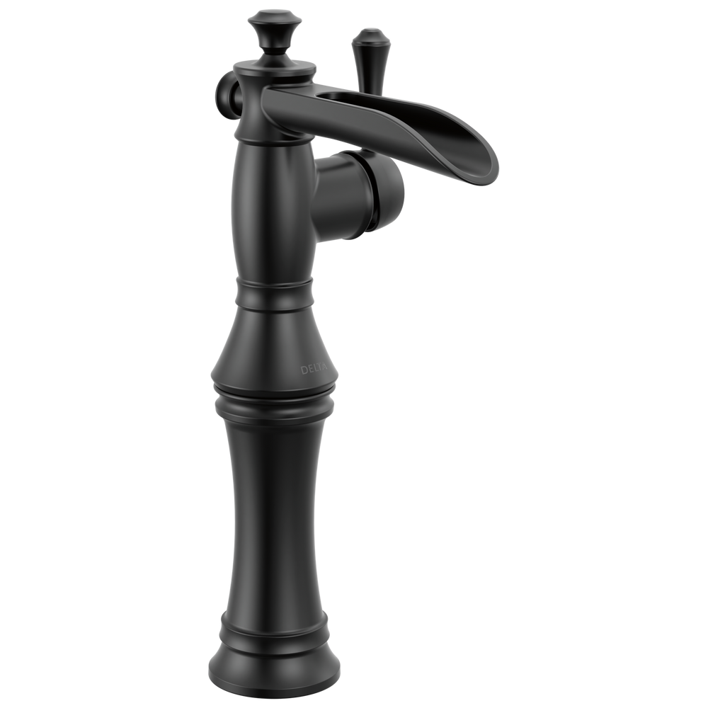 Delta Cassidy: Single Handle Vessel Bathroom Faucet
