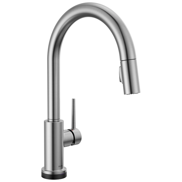 Delta Trinsic: Single Handle Pull-Down Kitchen Faucet with Touch2O Technology - / C