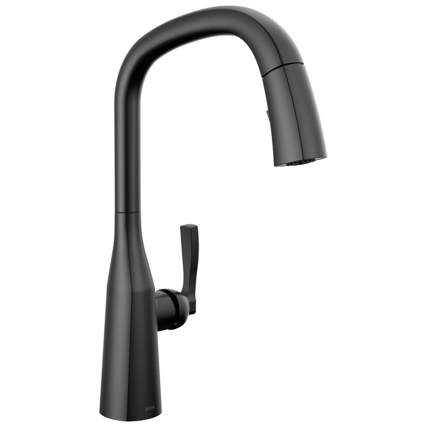 Delta Stryke: Single Handle Pull-Down Kitchen Faucet - / Curve w/o Tab - D6 / Standard