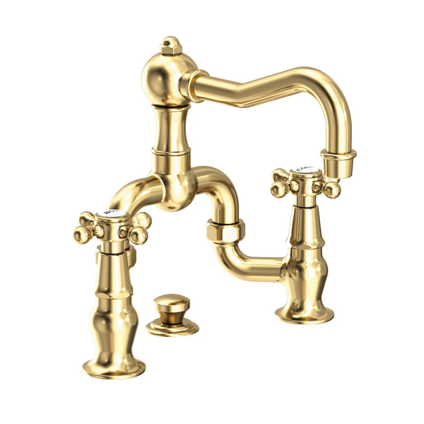 Newport Brass Chesterfield: Lavatory Bridge Faucet