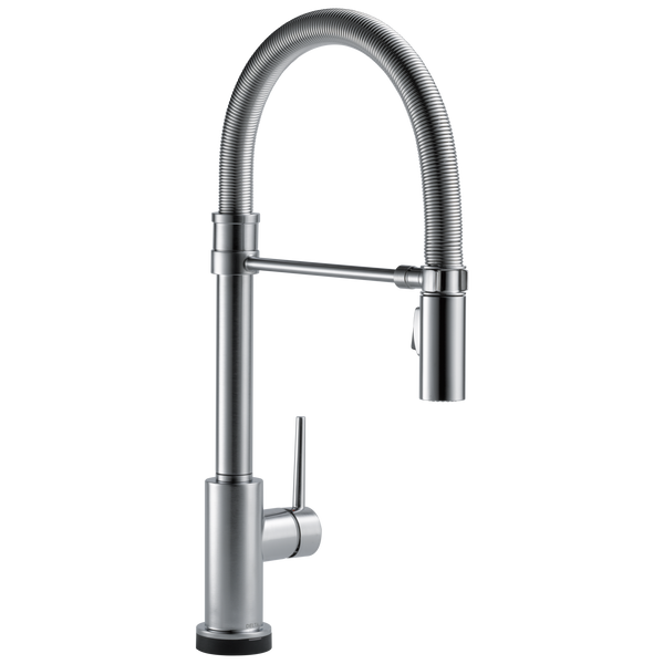 Delta Trinsic: Single-Handle Pull-Down Spring Kitchen Faucet with Touch2O Technology - Arctic Stainl