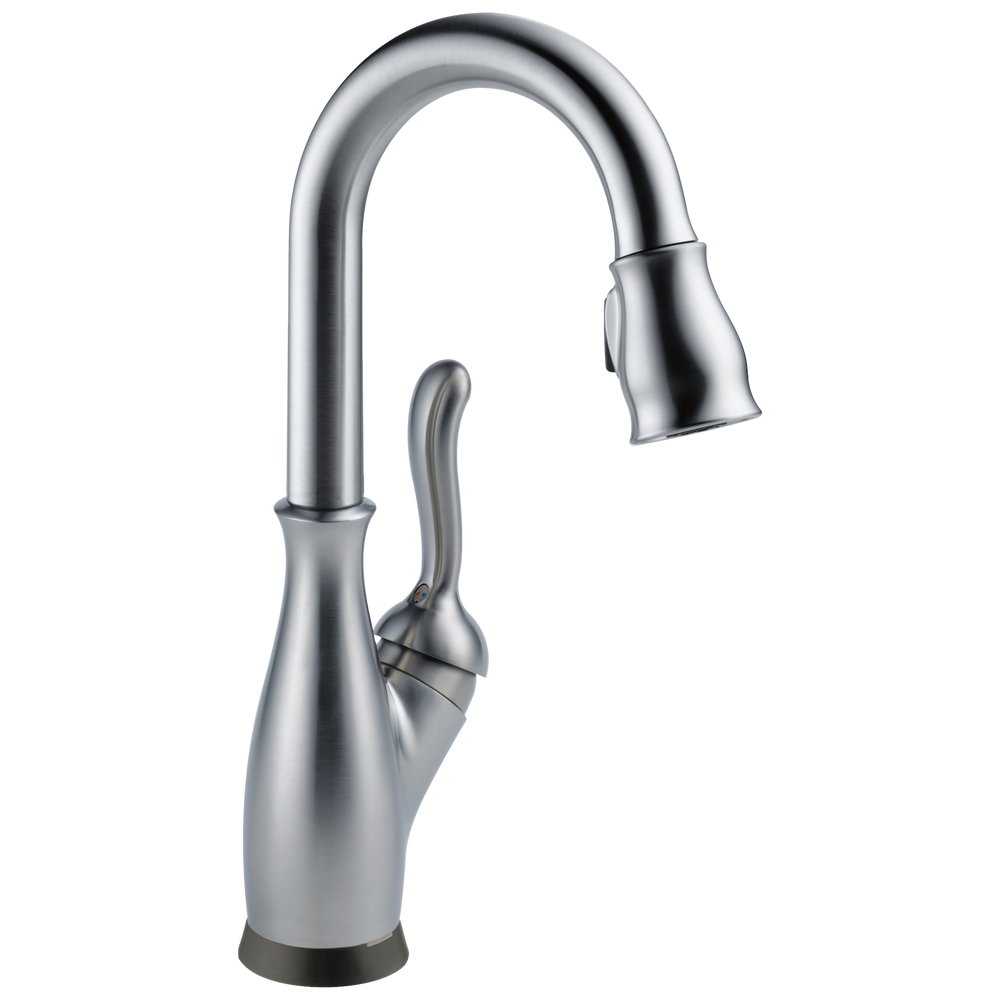 Delta Leland: Touch2O Bar / Prep Faucet with Touchless Technology - / Curve w/o Tab