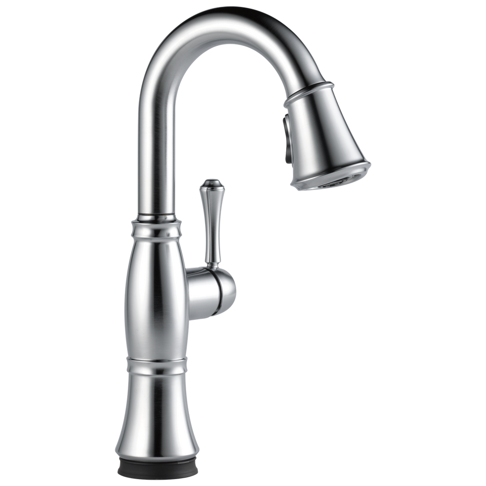 Delta Cassidy: Touch2O Bar / Prep Faucet with Touchless Technology - Lumicoat Arctic Stainless / Cur