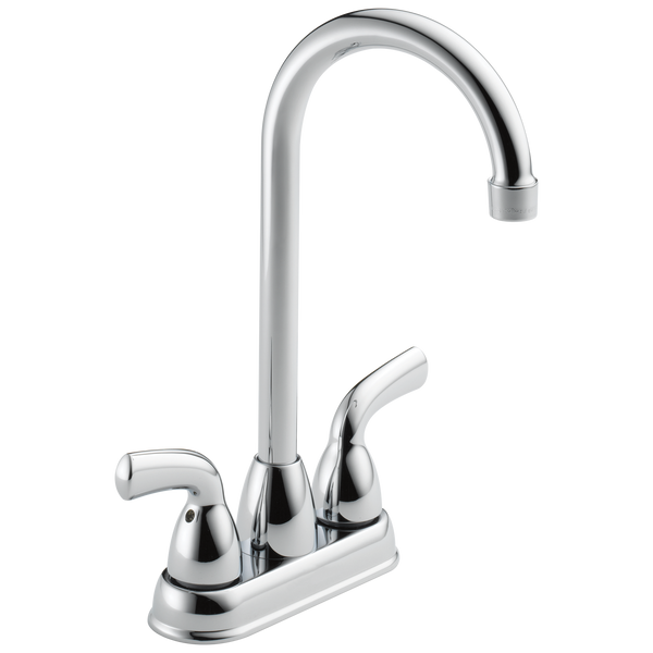 Delta Foundations: Two Handle Bar / Prep Faucet - / Curve w/o Tab - D6 / Standard