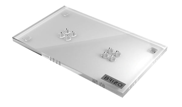 Two handle tub filler slab