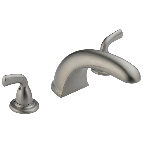 Delta Foundations: Roman Tub Trim - / Rectangle w/ Delta Logo - DL15 / Standard