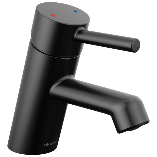 Peerless Precept: Single-Handle Bath Faucet - / Rectangle w/ Peerless Logo - PL6 / Stan