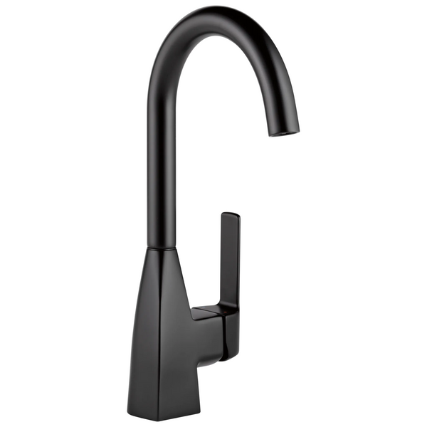 Peerless Xander: Single-Handle Bar Faucet - / Rectangle w/ Peerless Logo - PL6 / Standa
