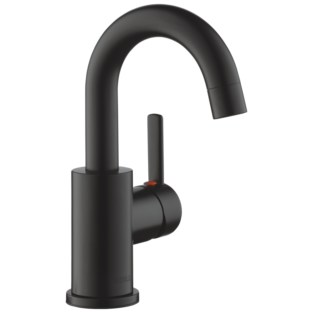 Peerless Precept: Single-Handle Lavatory Faucet - / Rectangle w/ Peerless Logo - PL6 /