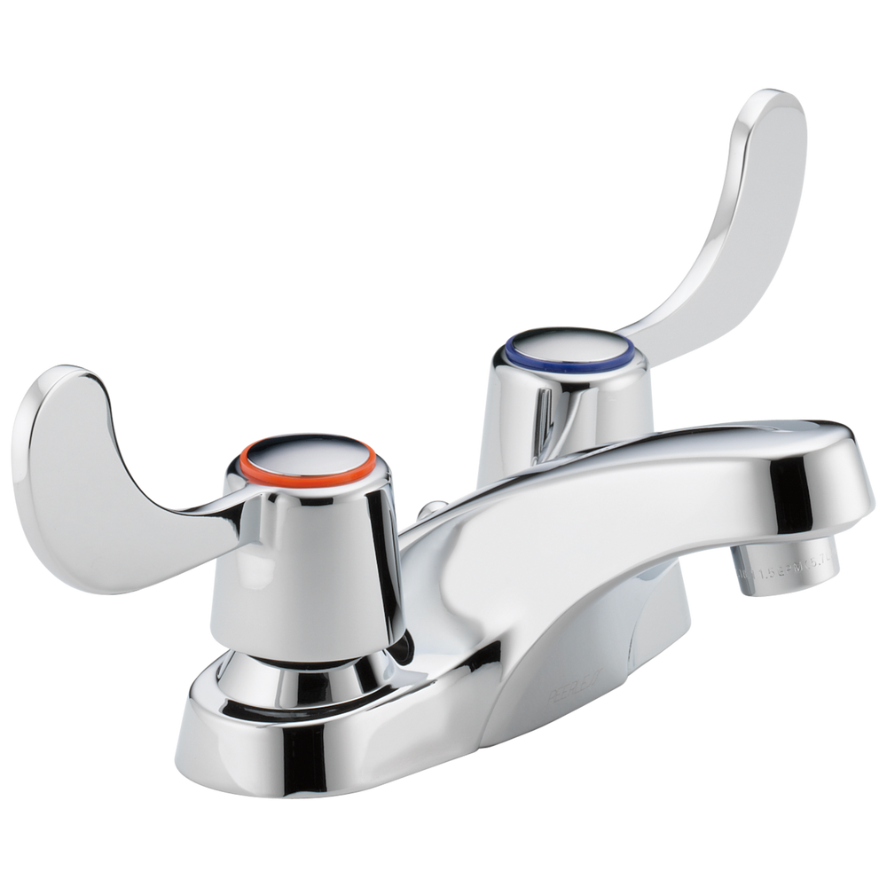 Peerless Core: Two Handle Bathroom Faucet - / Rectangle w/ Peerless Logo - PL6 / Manual