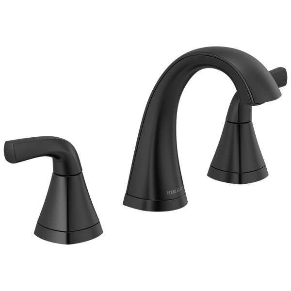 Peerless Parkwood: Two Handle Widespread Lavatory Faucet - / Rectangle w/ Peerless Logo