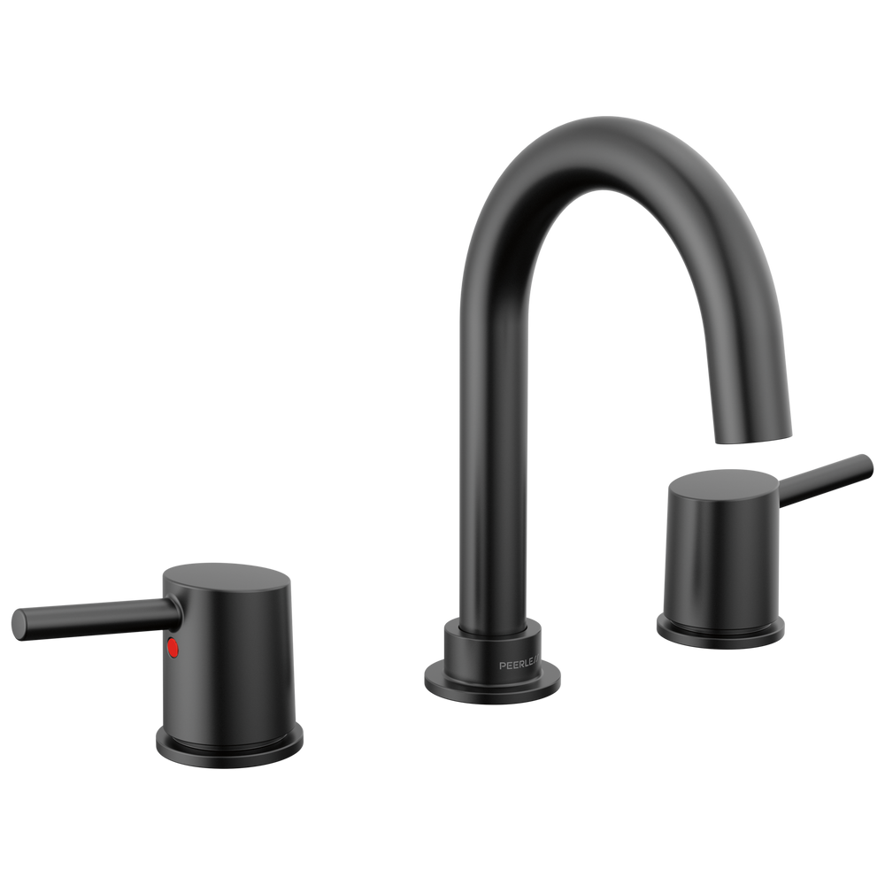 Peerless Precept: Two Handle Widespread Bath Faucet - / Rectangle w/ Peerless Logo - PL
