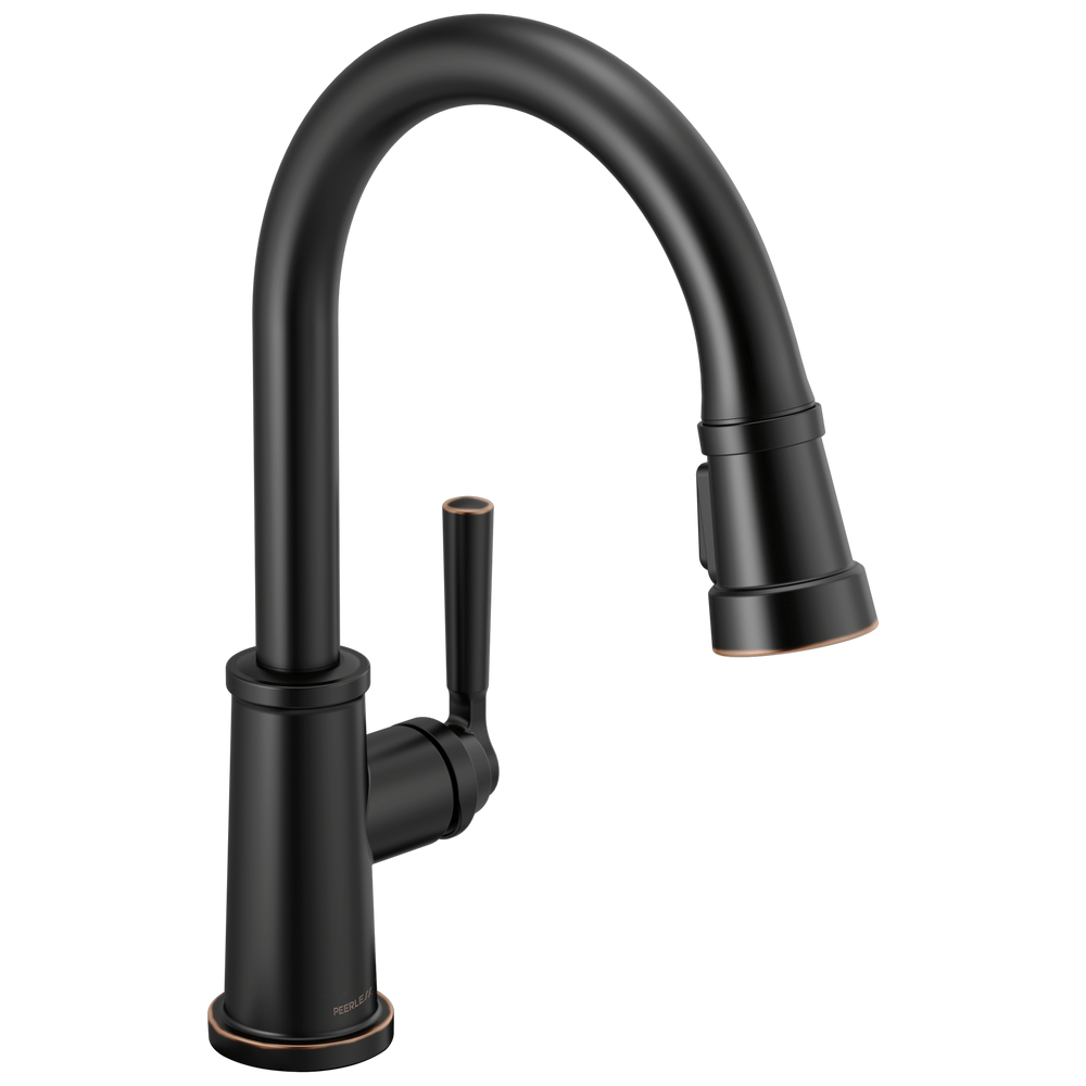 Peerless Westchester: Single-Handle Pull-Down Kitchen Faucet - / Rectangle w/ Peer