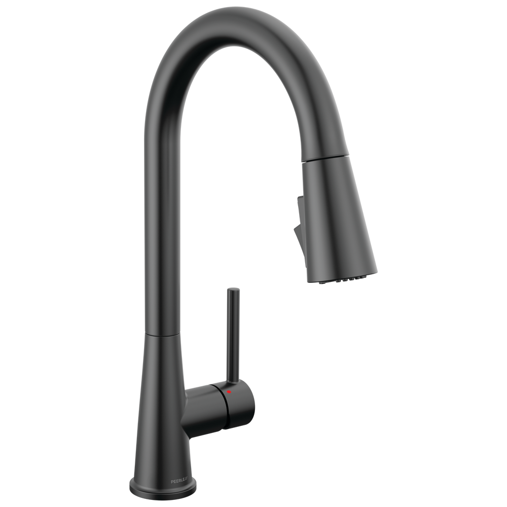 Peerless Precept: Single-Handle Pull-Down Kitchen Faucet - / Rectangle w/ Peerless Logo