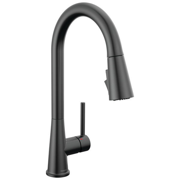 Peerless Precept: Single-Handle Pull-Down Kitchen Faucet - / Rectangle w/ Peerless Logo