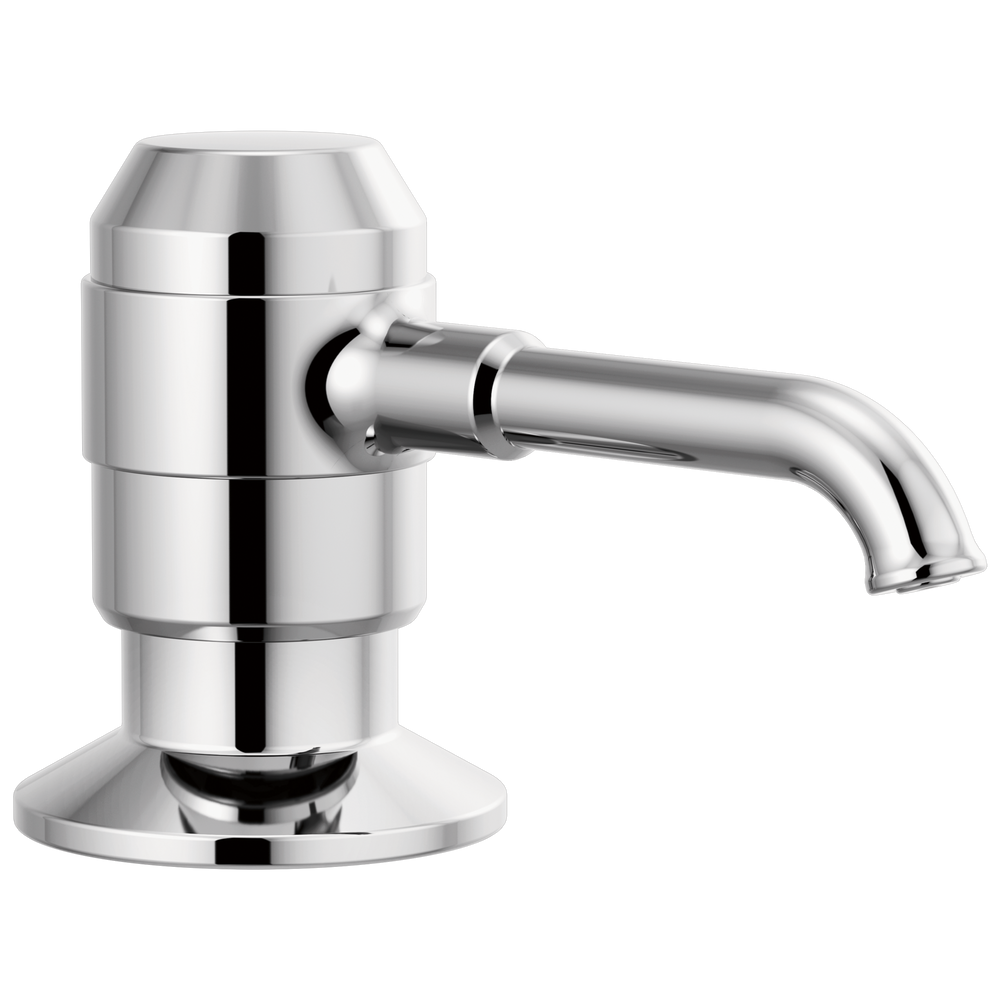 Delta Broderick: Soap/Lotion Dispenser w/Bottle - / Curve w/o Tab - D6 / Standard