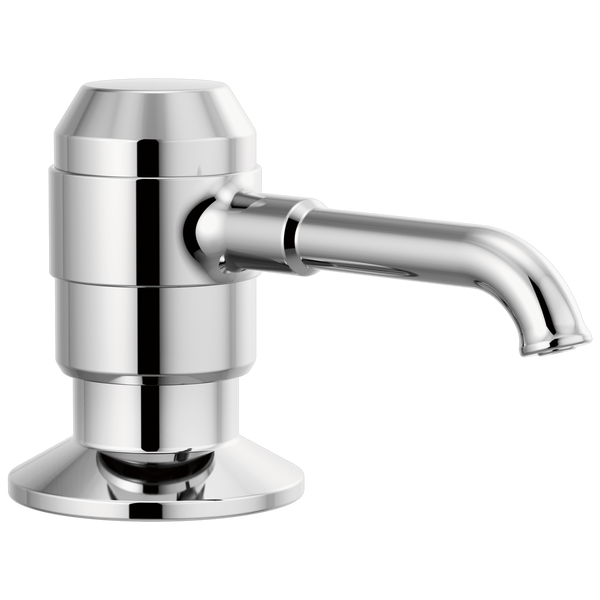 Delta Broderick: Soap/Lotion Dispenser w/Bottle - / Curve w/o Tab - D6 / Standard