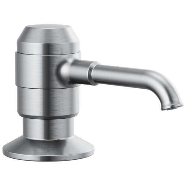 Delta Broderick: Soap/Lotion Dispenser w/Bottle - / Curve w/o Tab - D6 / Standard