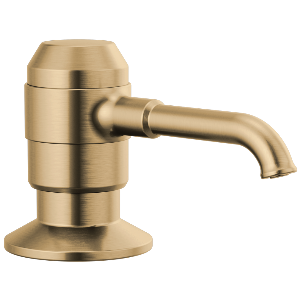 Delta Broderick: Soap/Lotion Dispenser w/Bottle - / Curve w/o Tab - D6 / Standard