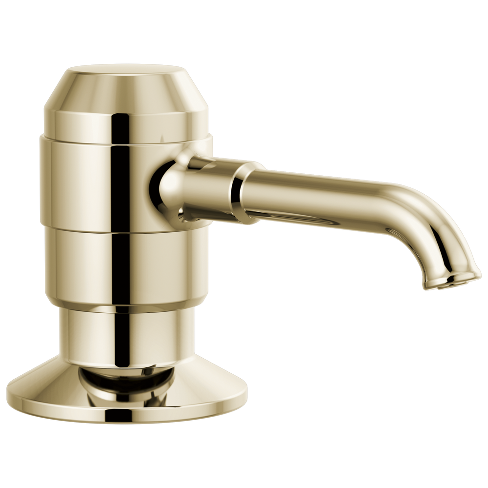 Delta Broderick: Soap/Lotion Dispenser w/Bottle - / Curve w/o Tab - D6 / Standard