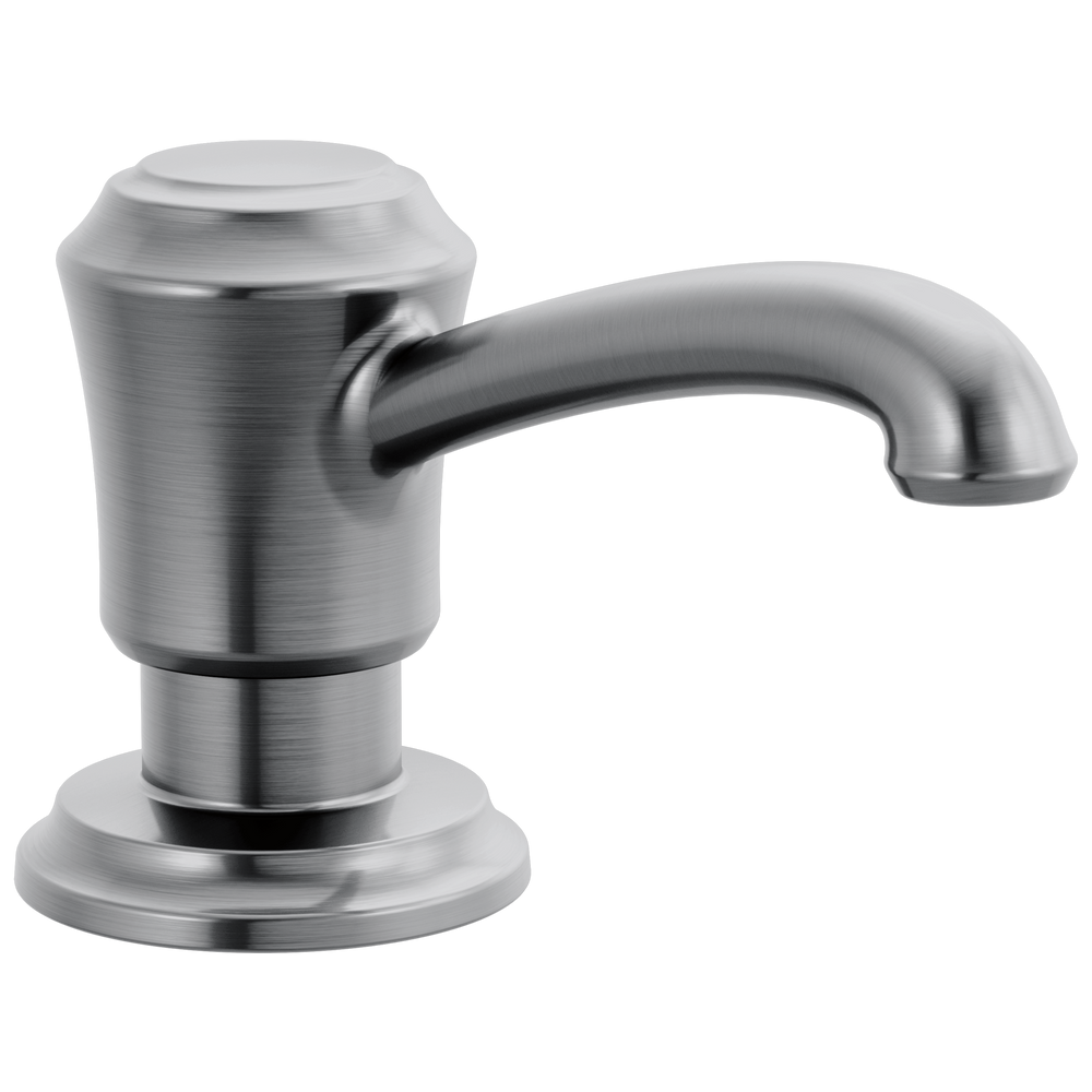 Delta Cassidy: Soap Dispenser - Lumicoat Arctic Stainless / Curve w/o Tab - D6 / Standard