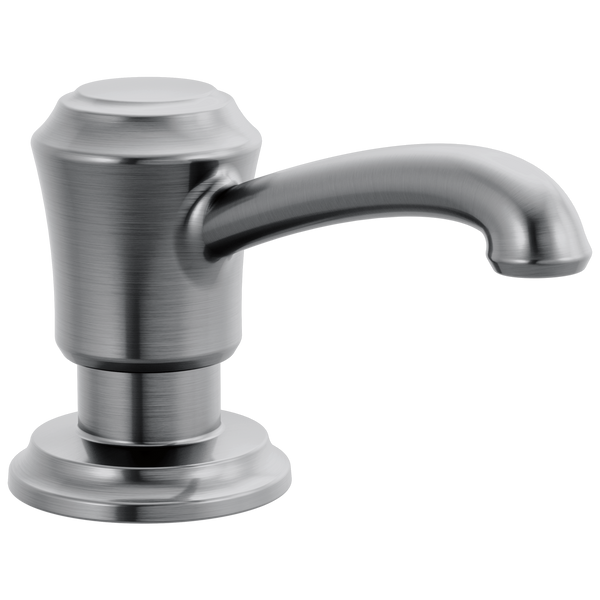 Delta Cassidy: Soap Dispenser - Lumicoat Arctic Stainless / Curve w/o Tab - D6 / Standard