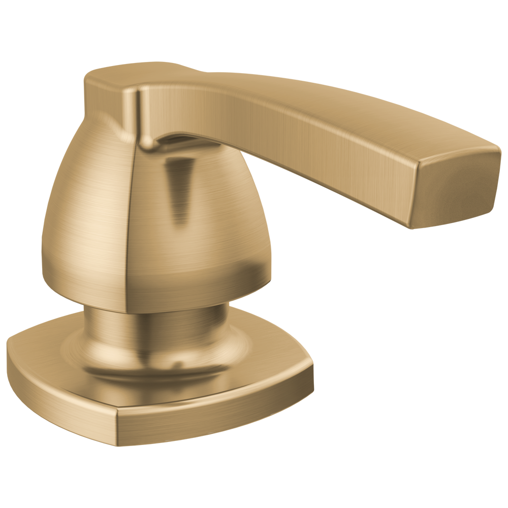 Delta Stryke: Soap & Lotion Dispenser - Lumicoat Champagne Bronze / Curve w/o Tab - D6 / Standard