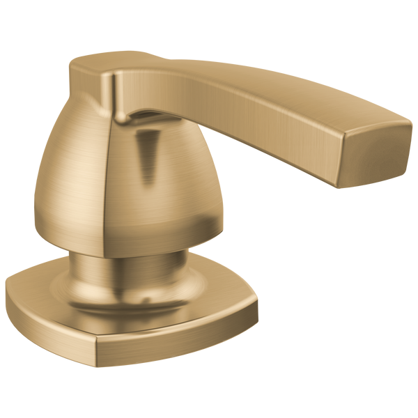 Delta Stryke: Soap & Lotion Dispenser - Lumicoat Champagne Bronze / Curve w/o Tab - D6 / Standard