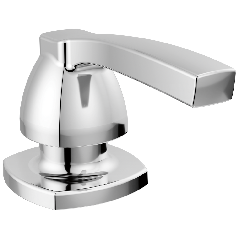 Delta Stryke: Soap & Lotion Dispenser - Lumicoat Chrome / Curve w/o Tab - D6 / Standard