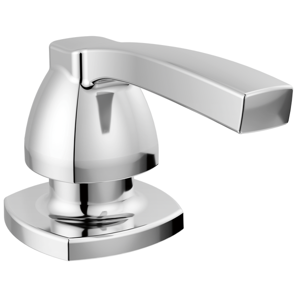 Delta Stryke: Soap & Lotion Dispenser - Lumicoat Chrome / Curve w/o Tab - D6 / Standard