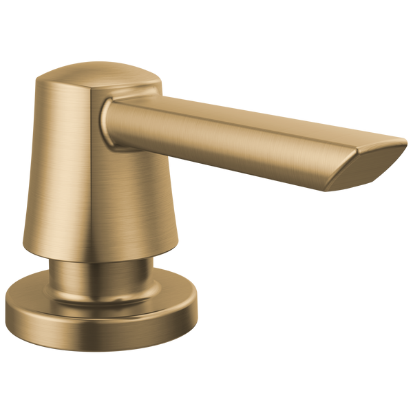 Delta Monrovia: Metal Soap Dispenser - Champagne Bronze / Puck / Puck